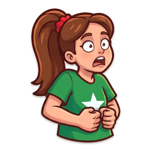 Cousin Kylie looking stunned after losing a bon bon pull for once.
