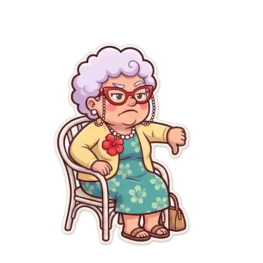 Animated GIF: Nan thumbs down