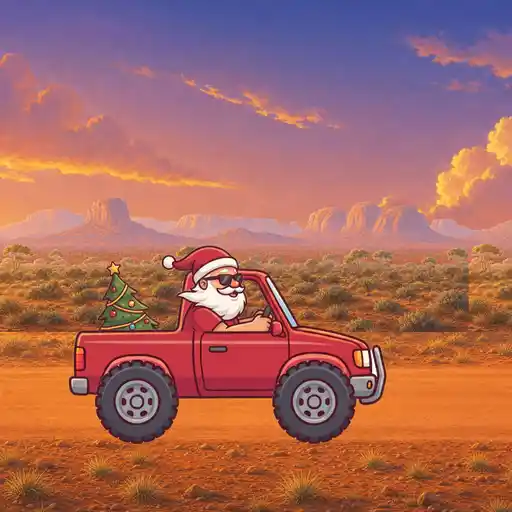 Animated GIF: Ute jumping a roo