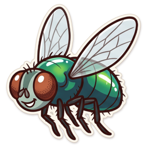 Sticker: Blowfly blowie