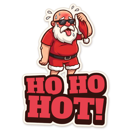 Sticker: Ho ho hot