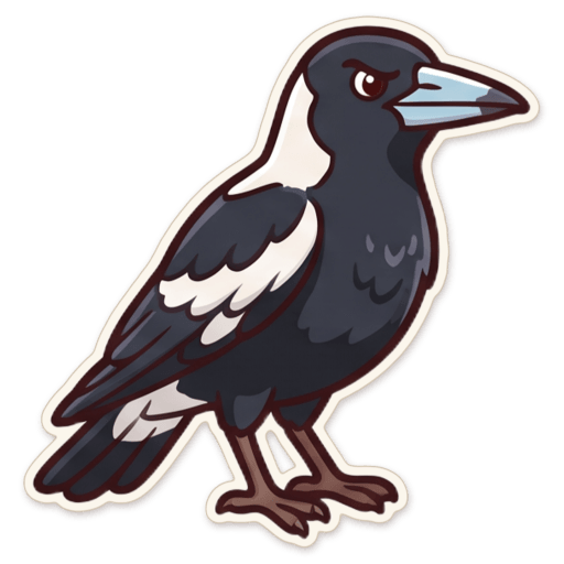 Sticker: Magpie