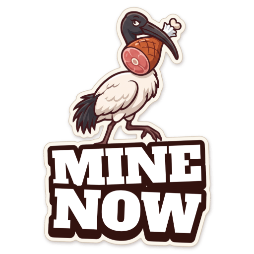 Sticker: Mine now