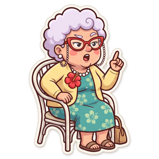 Sticker: Nan well actually