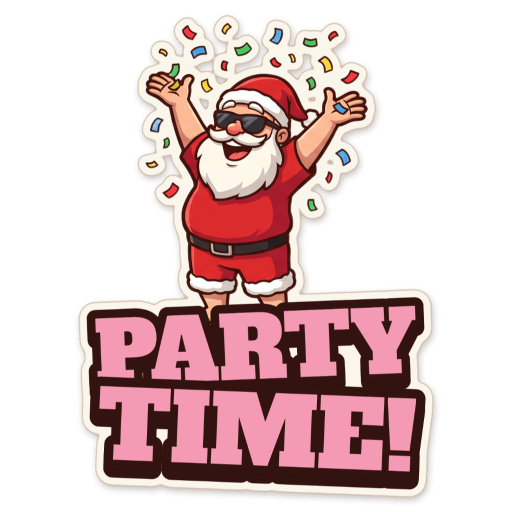 Sticker: Party time