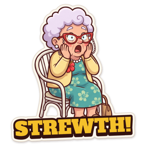 Sticker: Strewth