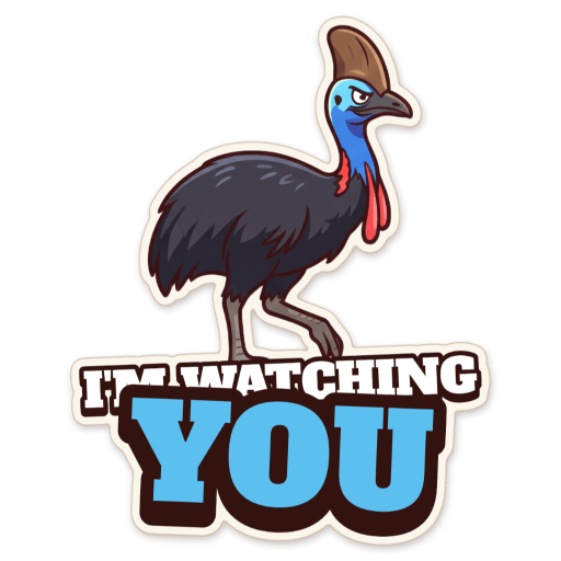 Sticker: Watching you